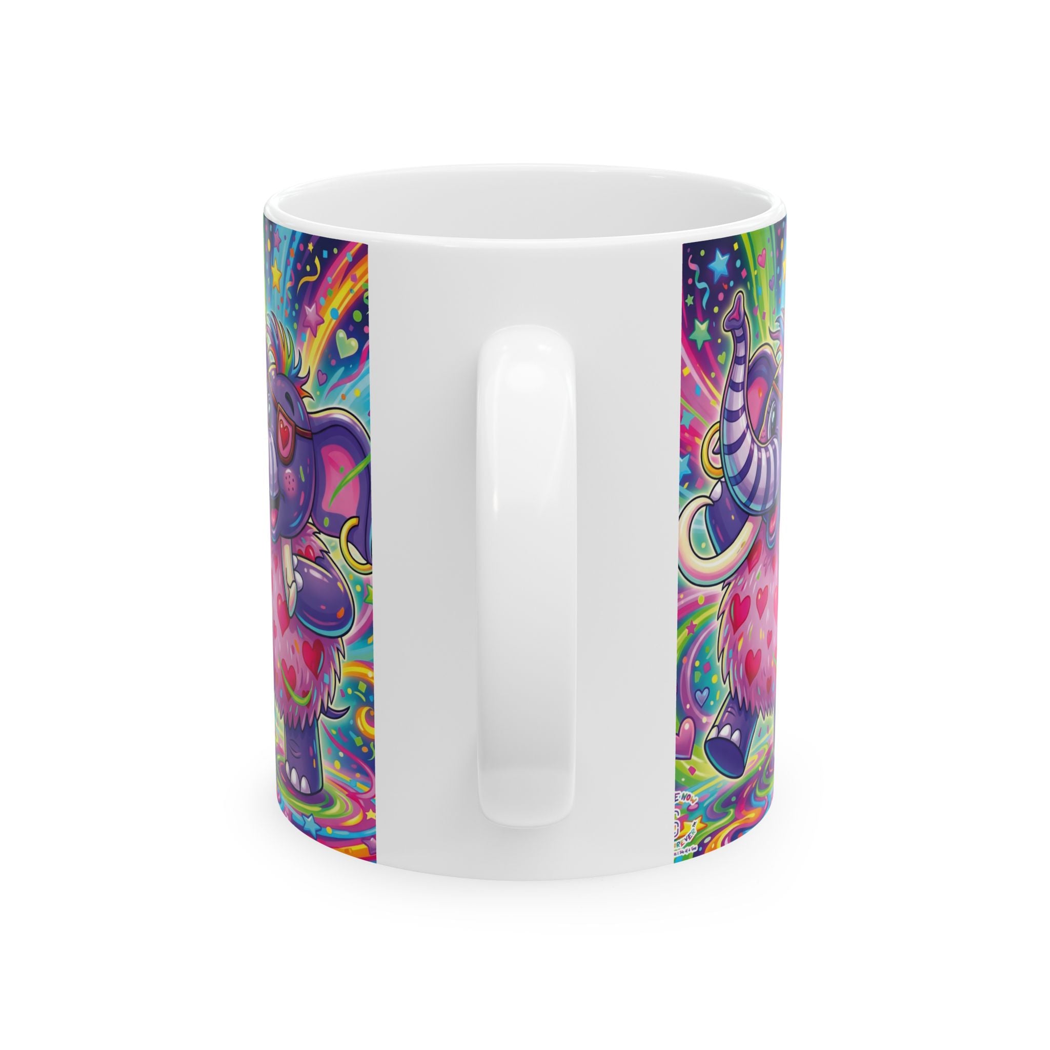 Piklez™ 11oz Ceramic Mug – "Born to Celebrate!" Graphic | Smile Universe Collection