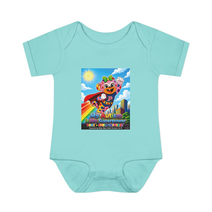 Panz™ Infant Baby Rib Bodysuit – "My Autism is My Superpower" Graphic | Smile Universe Collection