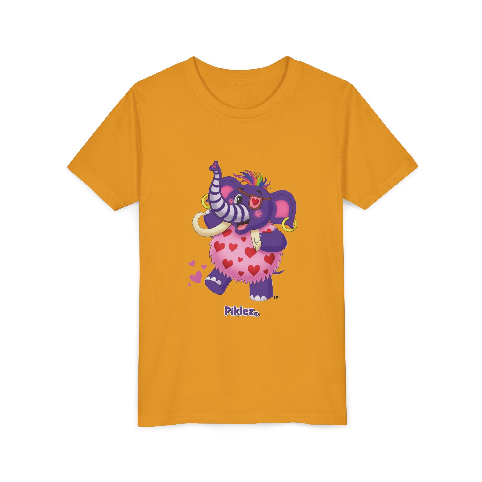 Piklez™ Youth Short Sleeve Tee – "Full of Love!" Graphic Shirt | Smile Universe Collection