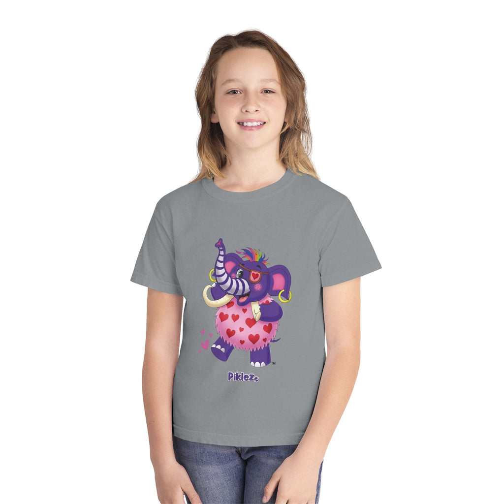 Piklez™ Youth Midweight Tee – "Full of Love!" Graphic Shirt | Smile Universe Collection