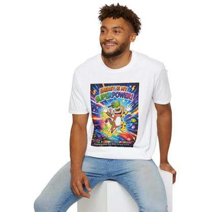 Potz™ Unisex Softstyle T-Shirt – "Energy is My Superpower!" Graphic Tee | Smile Universe Collection