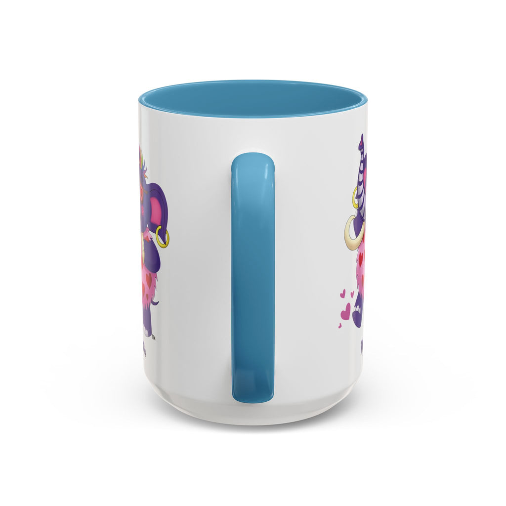Piklez™ Accent Coffee Mug (11oz & 15oz) – "Full of Love!" Graphic | Smile Universe Collection