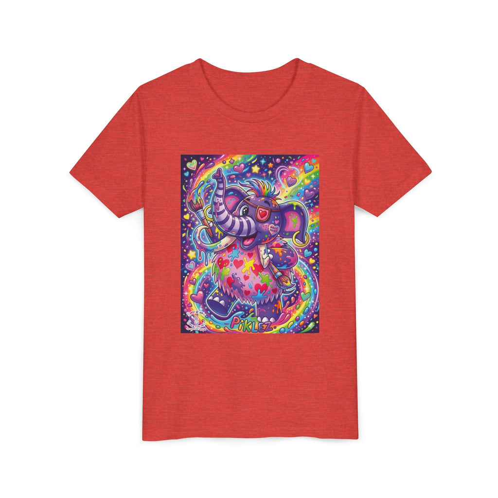 Piklez™ Youth Short Sleeve Tee – "Magic Paint!" Graphic Shirt | Smile Universe Collection