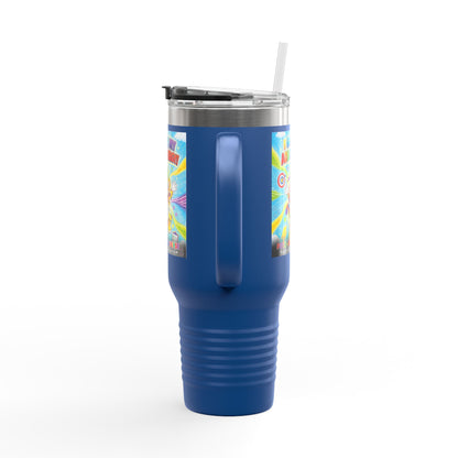 Potz™ Insulated Travel Mug 40oz – "I Guide My ADHD Energy!" Graphic Tumbler | Smile Universe Collection