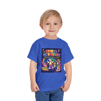 Smile Universe™ Toddler Short Sleeve Tee – "Where Being Different is CELEBRATED!" Graphic