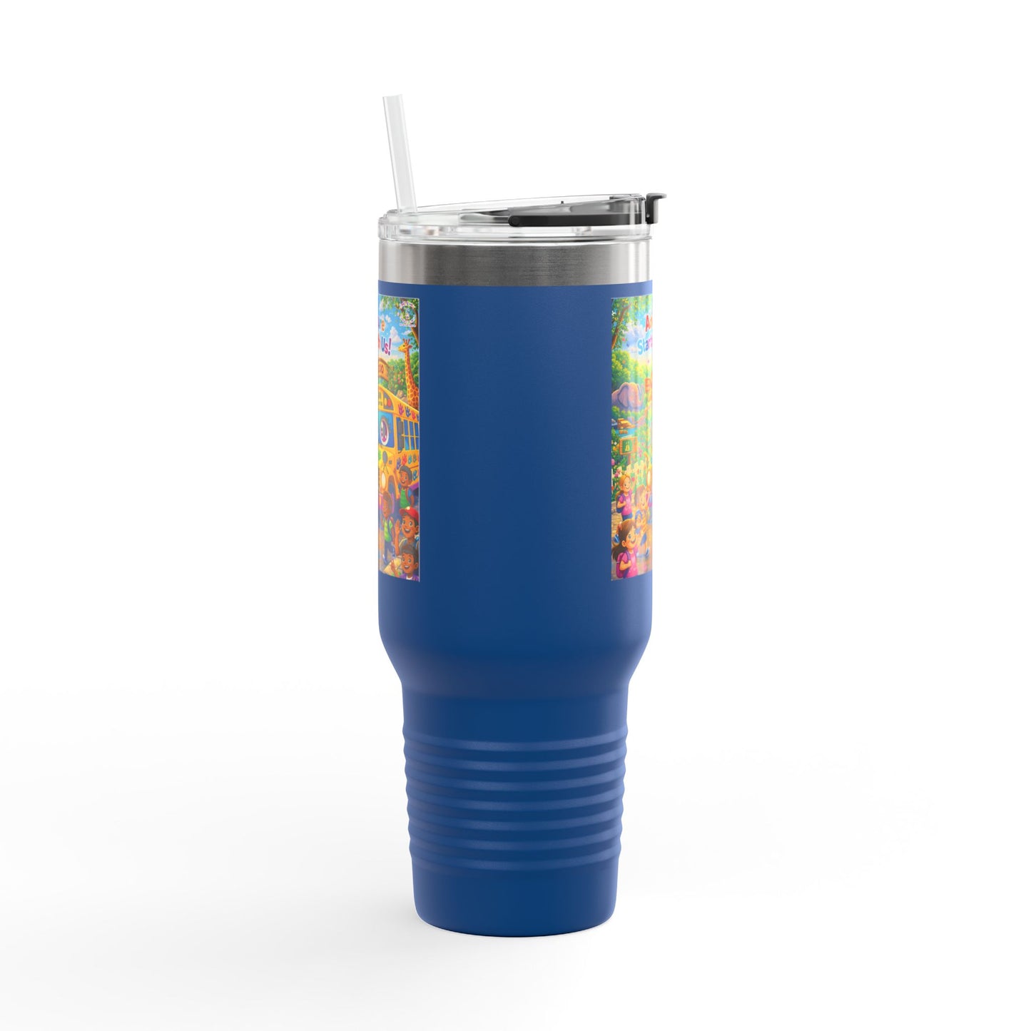 Lani™ 40oz Insulated Travel Mug – "Adventure Starts With Us!" Graphic
