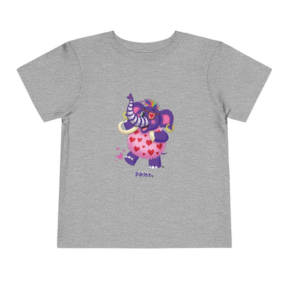 Piklez™ Toddler Short Sleeve Tee – "Full of Love!" Graphic Shirt | Smile Universe Collection
