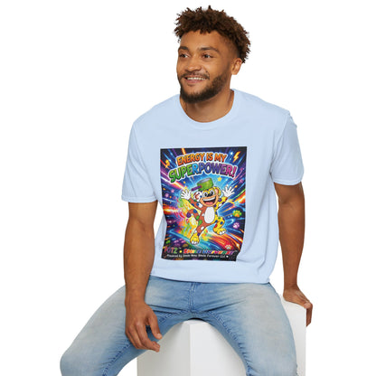 Potz™ Unisex Softstyle T-Shirt – "Energy is My Superpower!" Graphic Tee | Smile Universe Collection