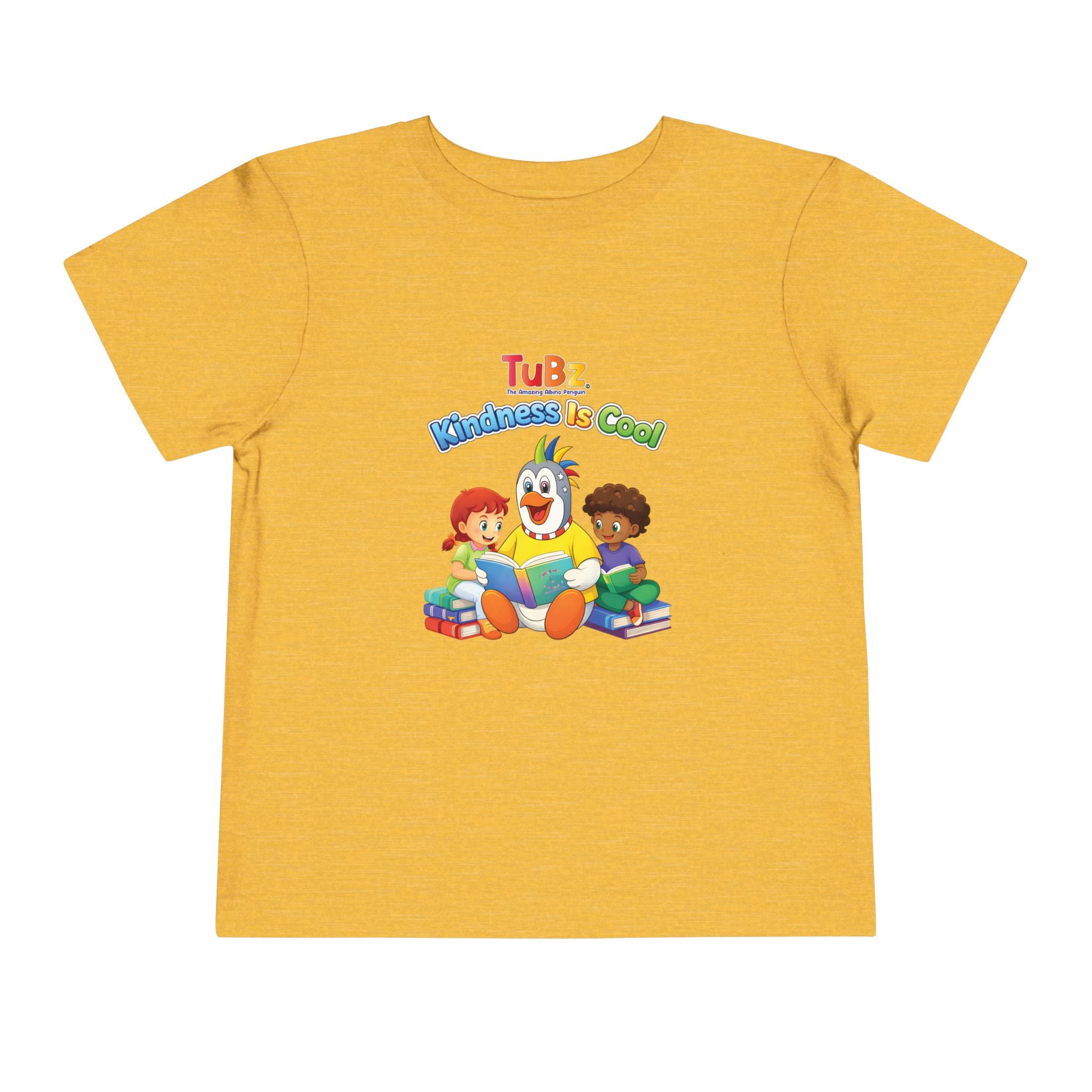 TuBz™ "Kindness Is Cool" Kids T-Shirt - Positive Message Graphic Tee | Smile Universe TuBz4Kidz