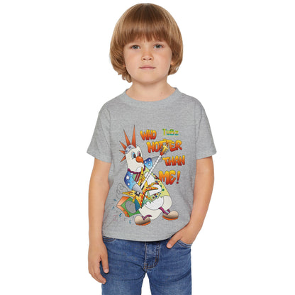 TuBz™ Rockstar Kids T-Shirt - "Who Hotter Than Me!" Graphic Tee | Smile Universe TuBz4Kidz Collection