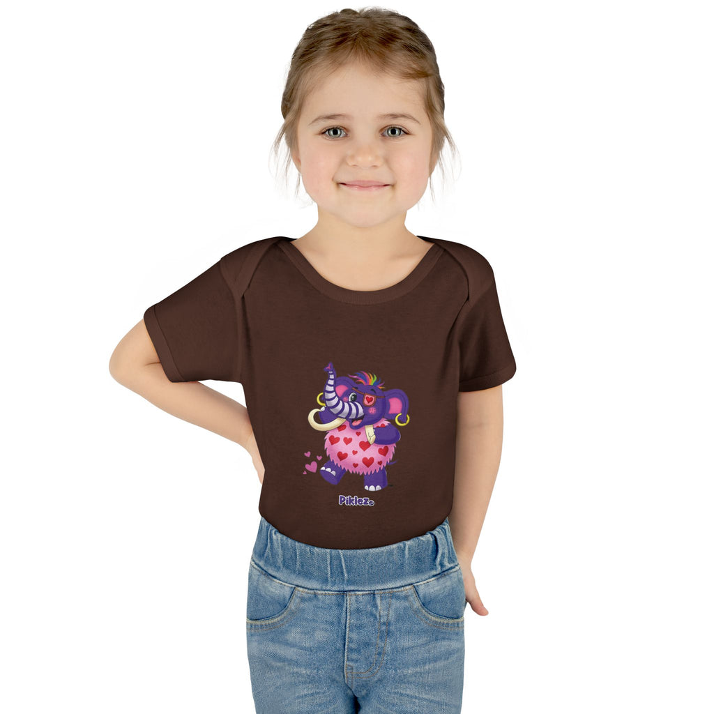 Piklez™ Infant Baby Rib Bodysuit – "Full of Love!" Graphic | Smile Universe Collection