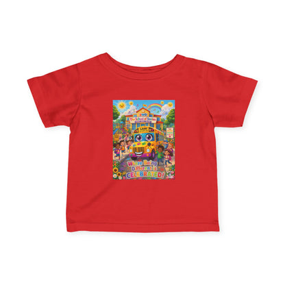 Lani™ Infant Fine Jersey Tee – "Where Being Different is CELEBRATED!" Graphic Shirt