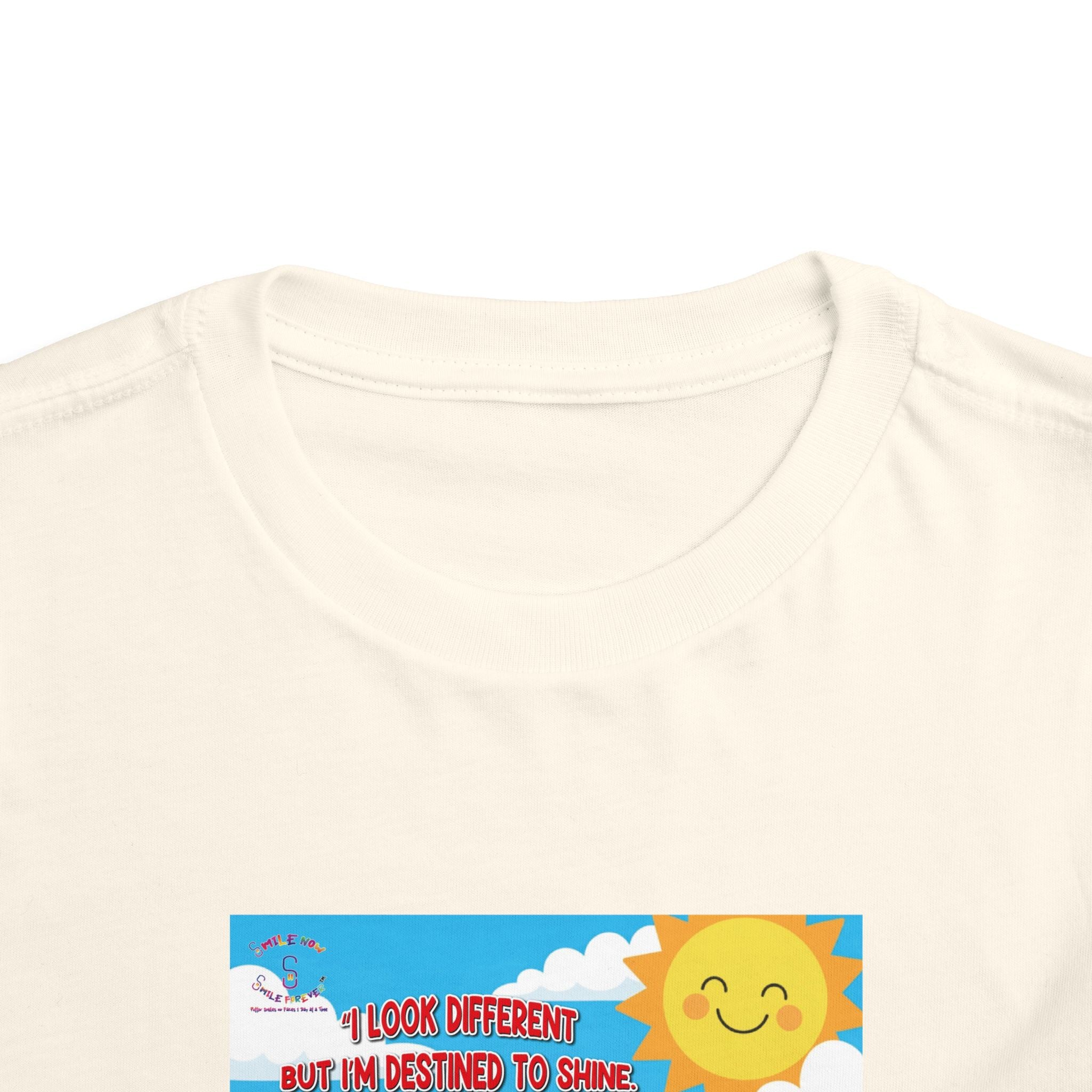 Piklez™ Toddler Tee – “Destined to Shine” Graphic Shirt | Smile Universe Collection