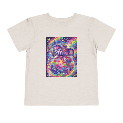 Piklez™ Toddler Short Sleeve Tee – "Magic Paint!" Graphic Shirt | Smile Universe Collection