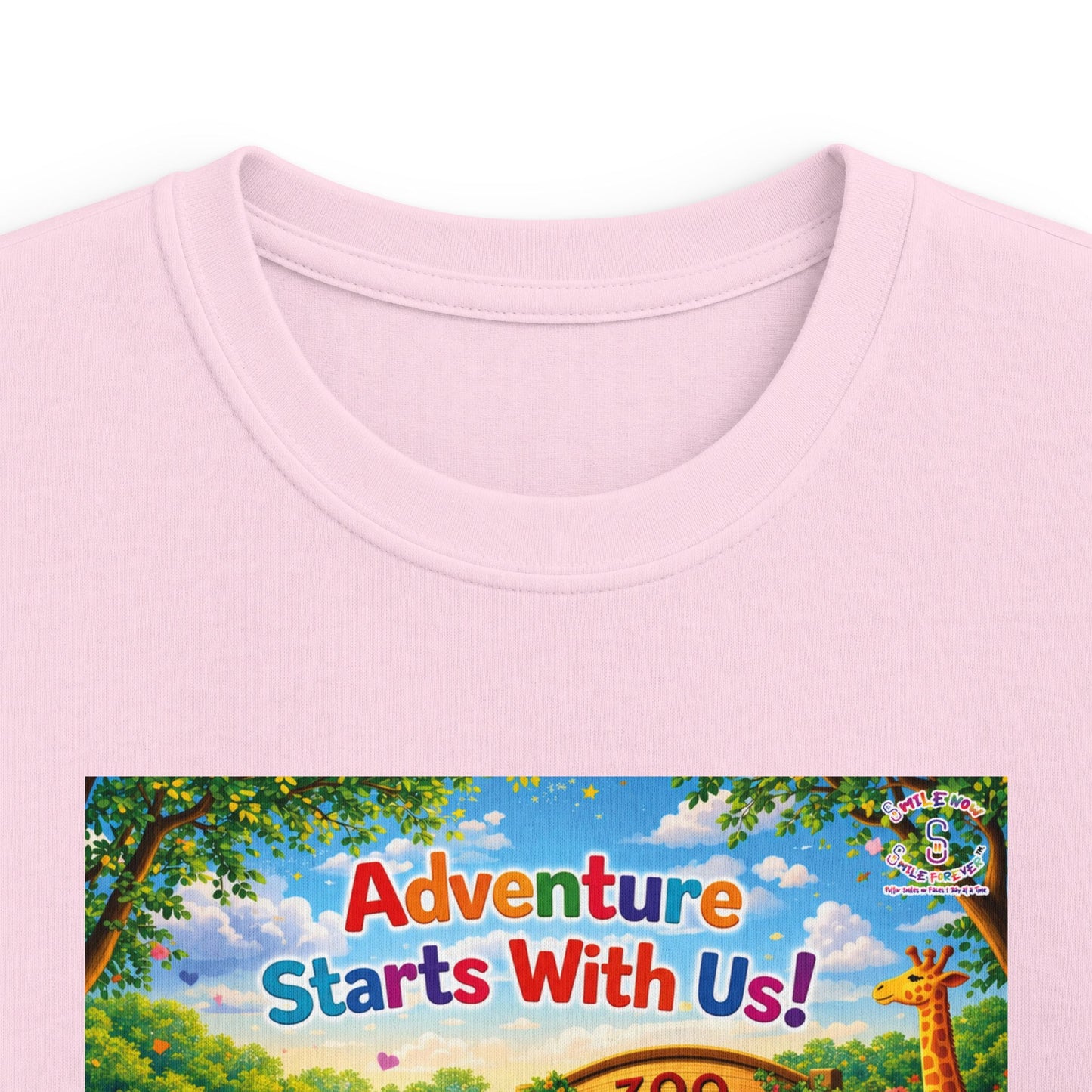 Lani™ Kids Softstyle Tee – "Adventure Starts With Us!" Graphic