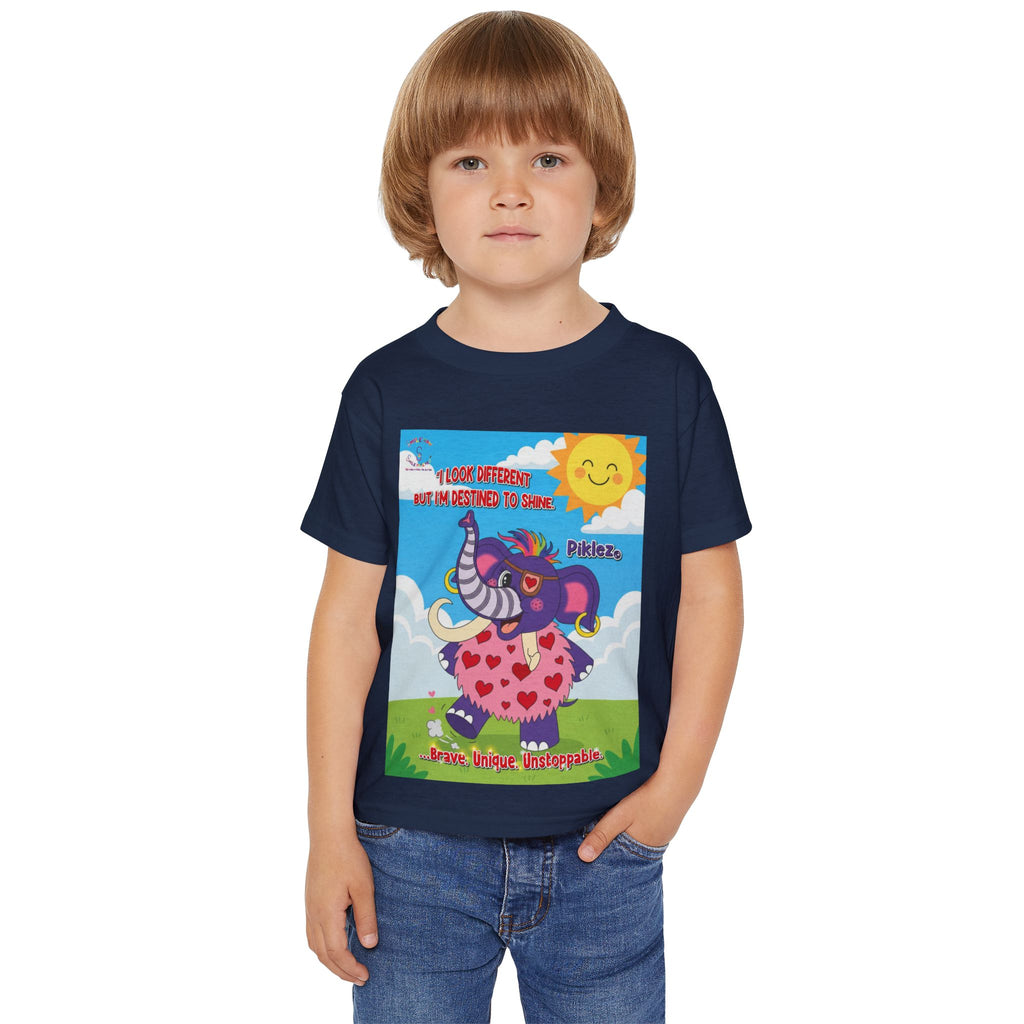 Piklez™ Toddler T-Shirt – “Destined to Shine” Kids Graphic Tee | Smile Universe Collection