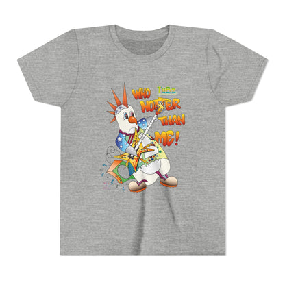 TuBz™ Rockstar Kids T-Shirt - "Who Hotter Than Me!" Graphic Tee | Smile Universe TuBz4Kidz Collection