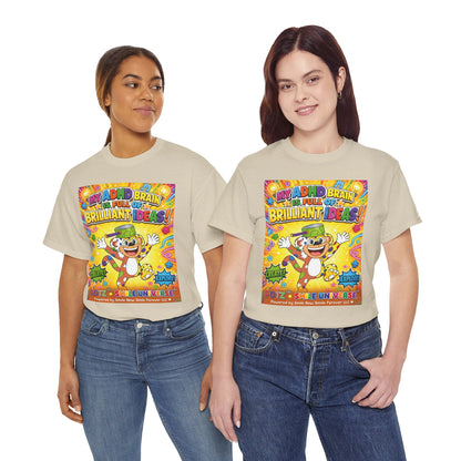 Potz™ Unisex Heavy Cotton™ Tee – "My ADHD Brain is Full of Brilliant Ideas!" Graphic Tee | Smile Universe Collection