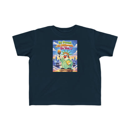 TuBz™ "Be Proud. Be Different. Be You." Kids T-Shirt - Inspirational Graphic Tee