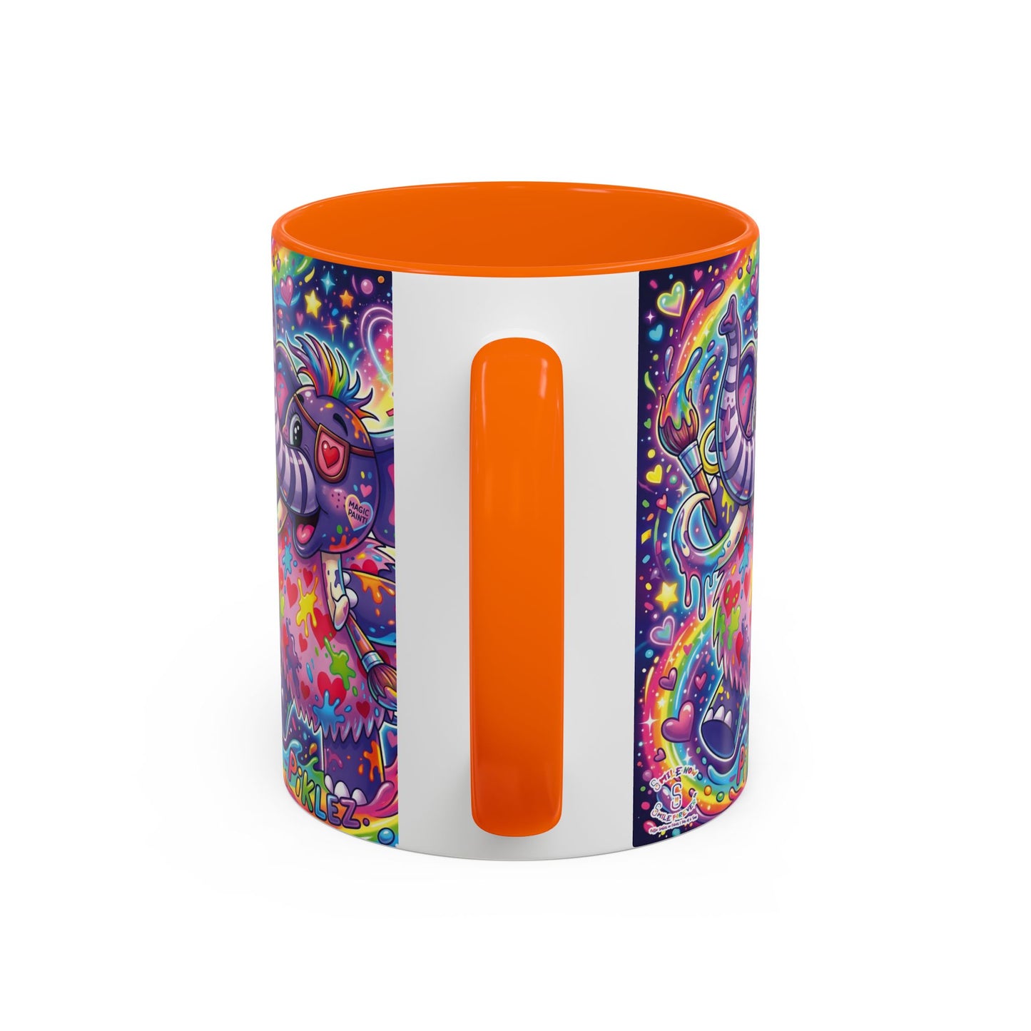Piklez™ 15oz Ceramic Mug – "Magic Paint!" Graphic | Smile Universe Collection