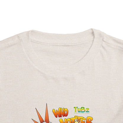 TuBz™ Rockstar Kids T-Shirt - "Who Hotter Than Me!" Graphic Tee | Smile Universe TuBz4Kidz Collection
