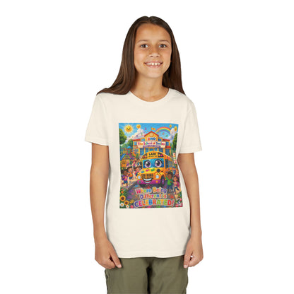 Lani™ Youth Short Sleeve Tee – "Where Being Different is CELEBRATED!" Graphic Shirt