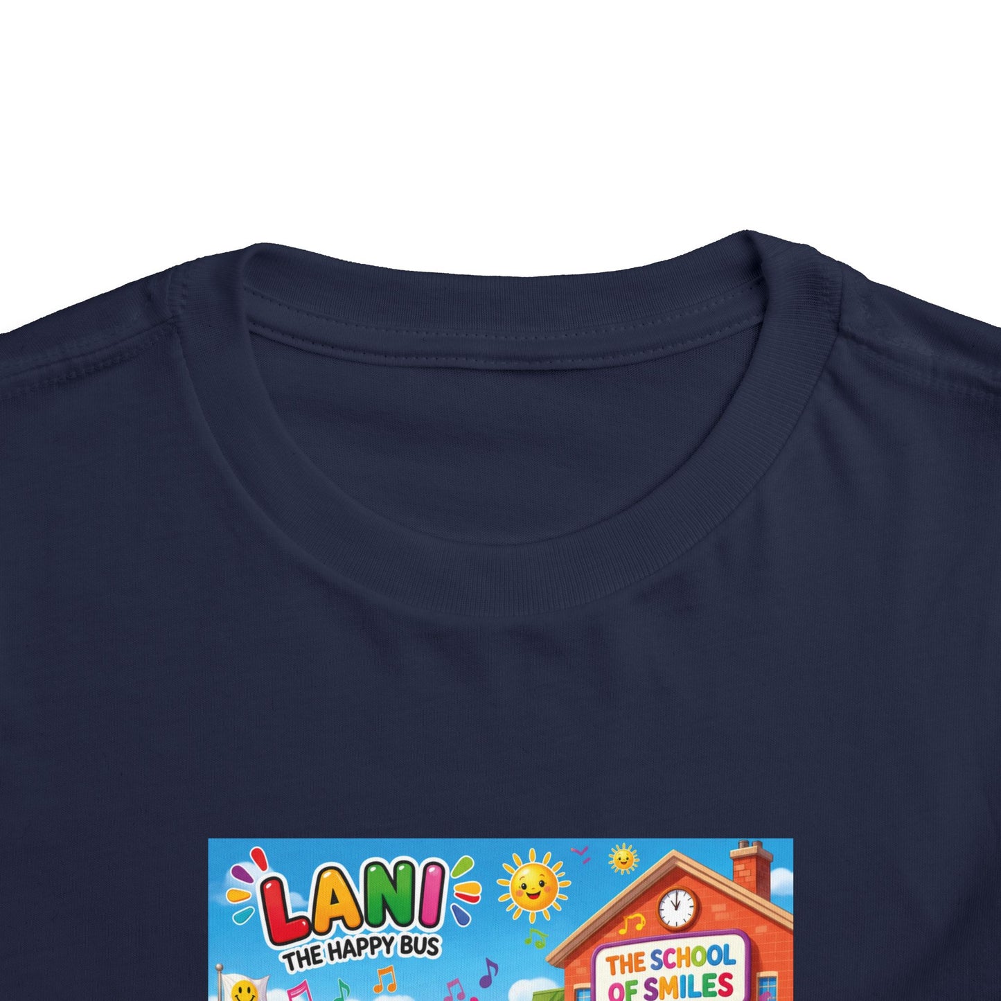 Lani™ Toddler Short Sleeve Tee – "Let's Sing Happiness Together!" Graphic
