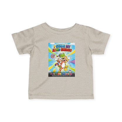 Potz™ Infant Fine Jersey Tee – "I Guide My ADHD Energy!" Graphic Tee | Smile Universe Collection