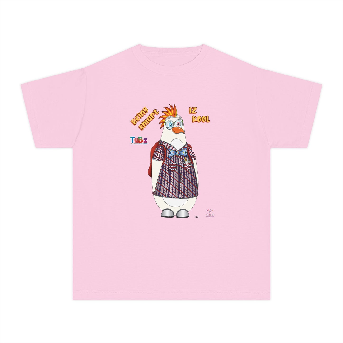 TuBz™ "Being Smart Iz Kool" Youth Graphic T-Shirt - Educational Kids Tee | TuBz4Kidz