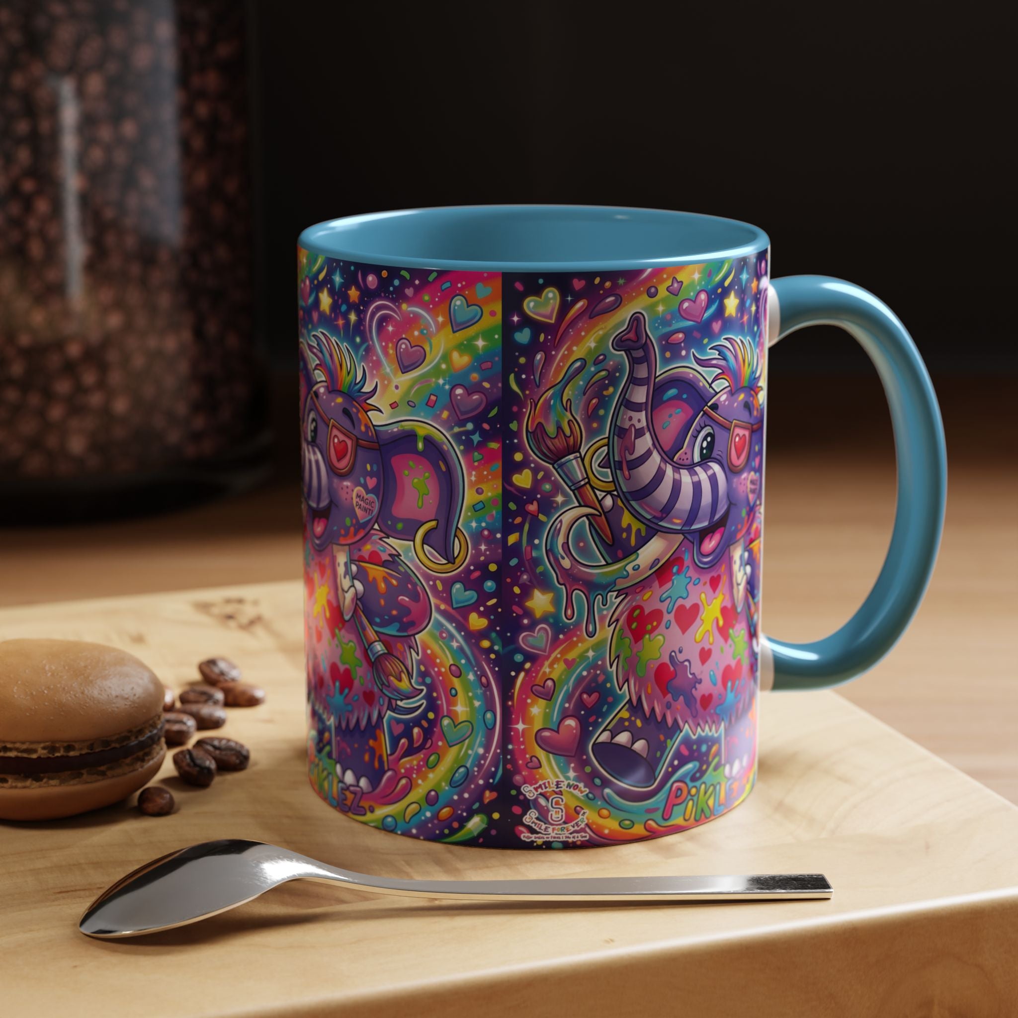 Piklez™ 15oz Ceramic Mug – "Magic Paint!" Graphic | Smile Universe Collection