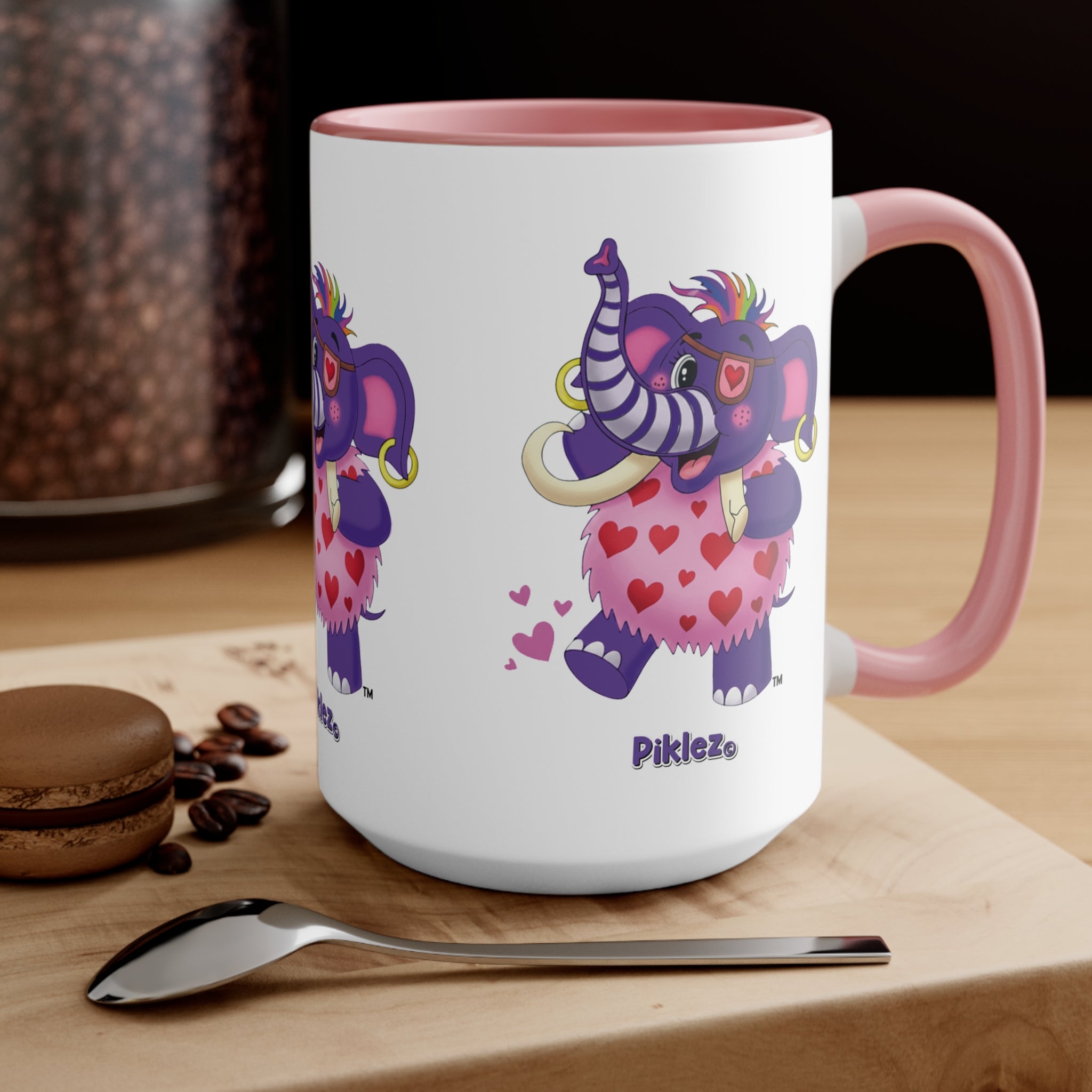 Piklez™ Accent Mug – "Full of Love!" Graphic | Smile Universe Collection