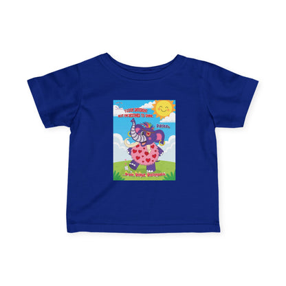 Piklez™ Infant Fine Jersey Tee – “Destined to Shine” Baby Shirt | Smile Universe Piklez Collection