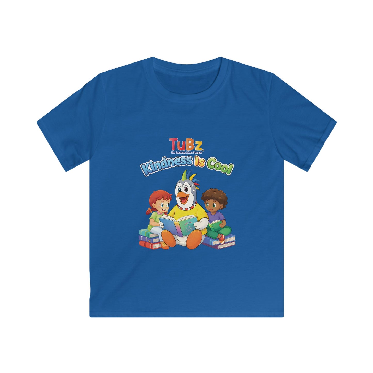 TuBz™ "Kindness Is Cool" Kids T-Shirt - Positive Message Graphic Tee | Smile Universe TuBz4Kidz