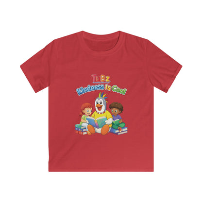 TuBz™ "Kindness Is Cool" Kids T-Shirt - Positive Message Graphic Tee | Smile Universe TuBz4Kidz