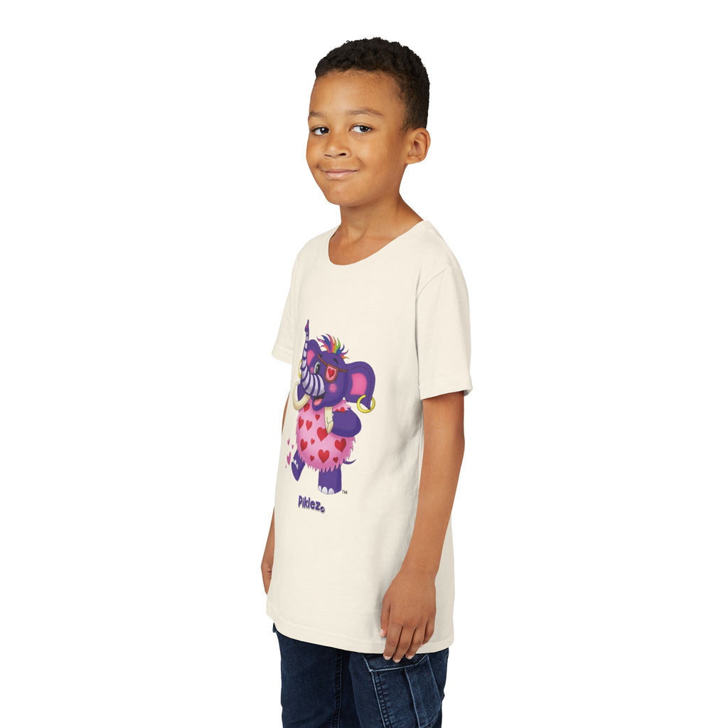 Piklez™ Youth Short Sleeve Tee – "Full of Love!" Graphic Shirt | Smile Universe Collection