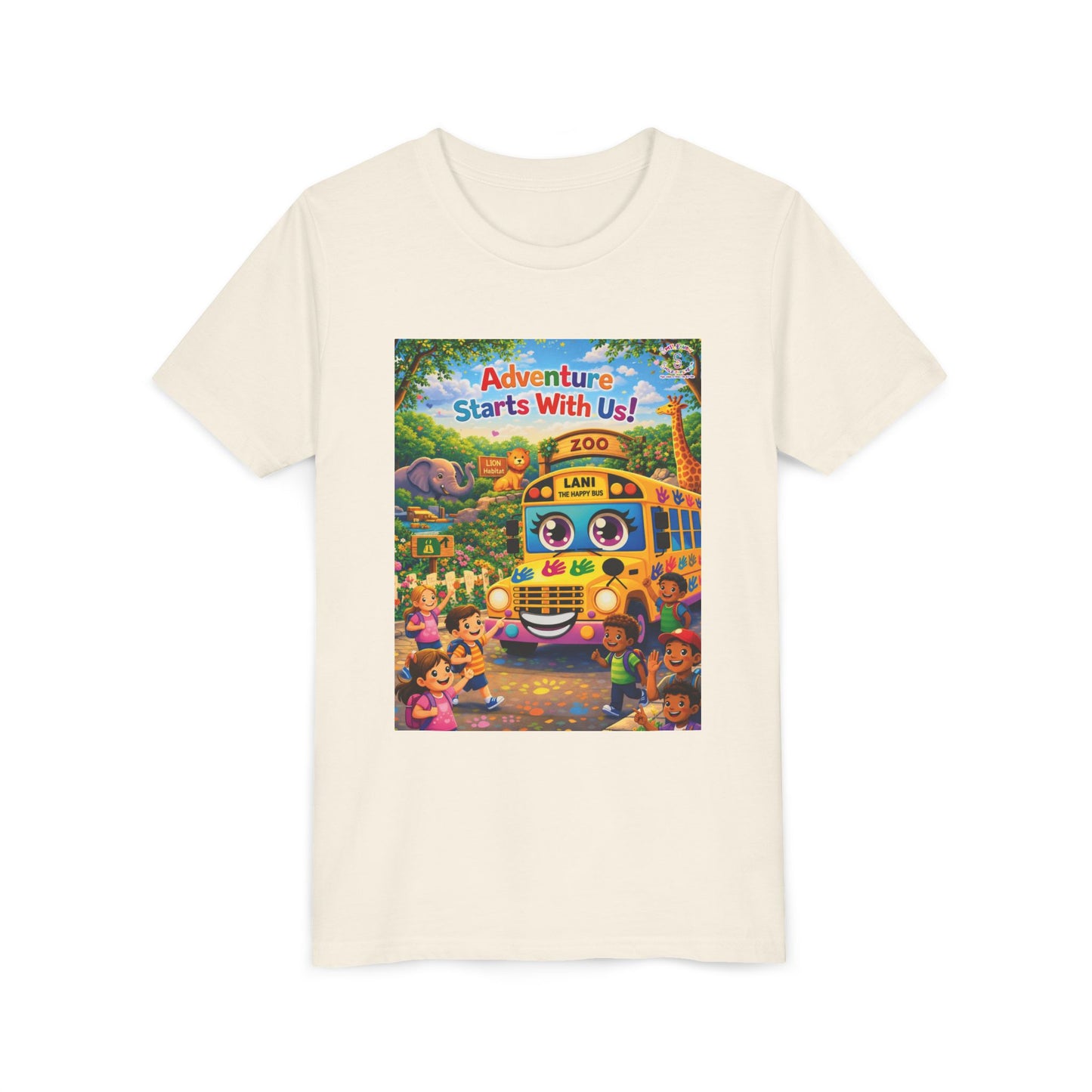 Lani™ Youth Short Sleeve Tee – "Adventure Starts With Us!" Graphic
