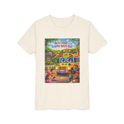Lani™ Youth Short Sleeve Tee – "Adventure Starts With Us!" Graphic