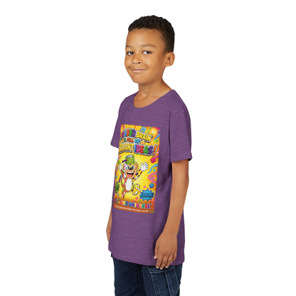 Potz™ Youth Short Sleeve Tee – "My ADHD Brain is Full of Brilliant Ideas!" Graphic Tee | Smile Universe Collection