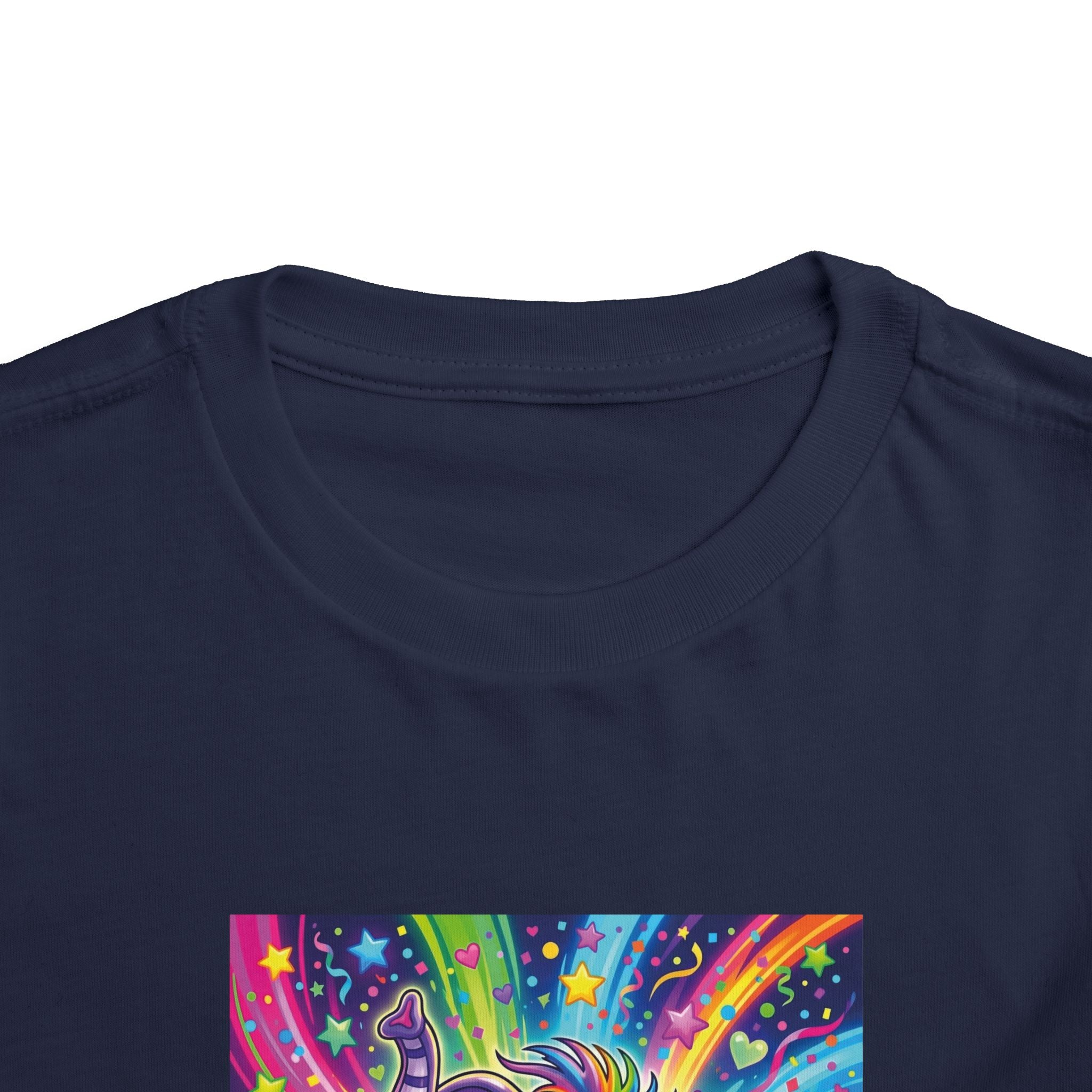 Piklez™ Toddler Short Sleeve Tee – "Born to Celebrate!" Graphic Shirt | Smile Universe Collection