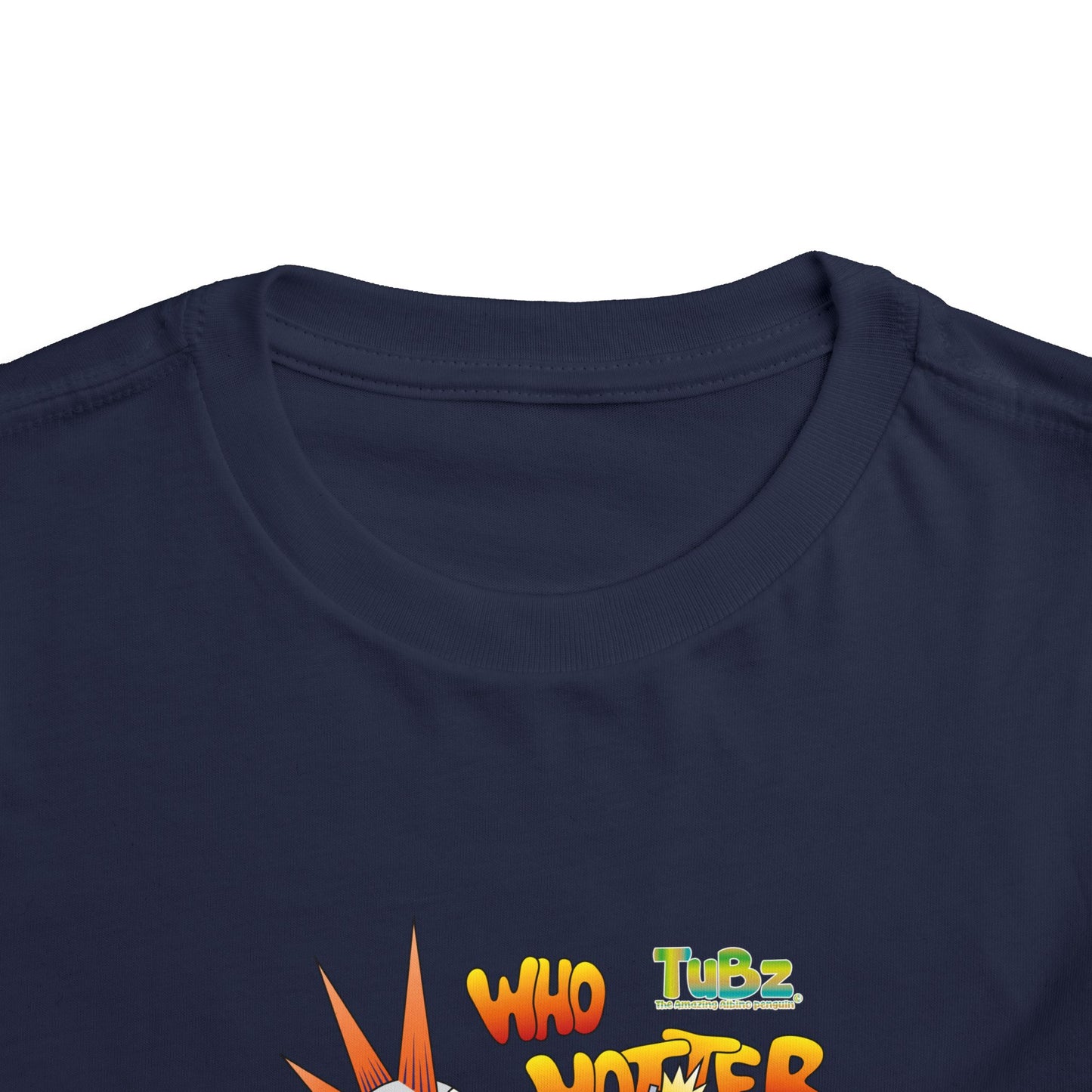 TuBz™ Rockstar Kids T-Shirt - "Who Hotter Than Me!" Graphic Tee | Smile Universe TuBz4Kidz Collection