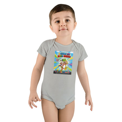 Potz™ Baby Short Sleeve Onesie® – "I Guide My ADHD Energy!" Graphic Bodysuit | Smile Universe Collection