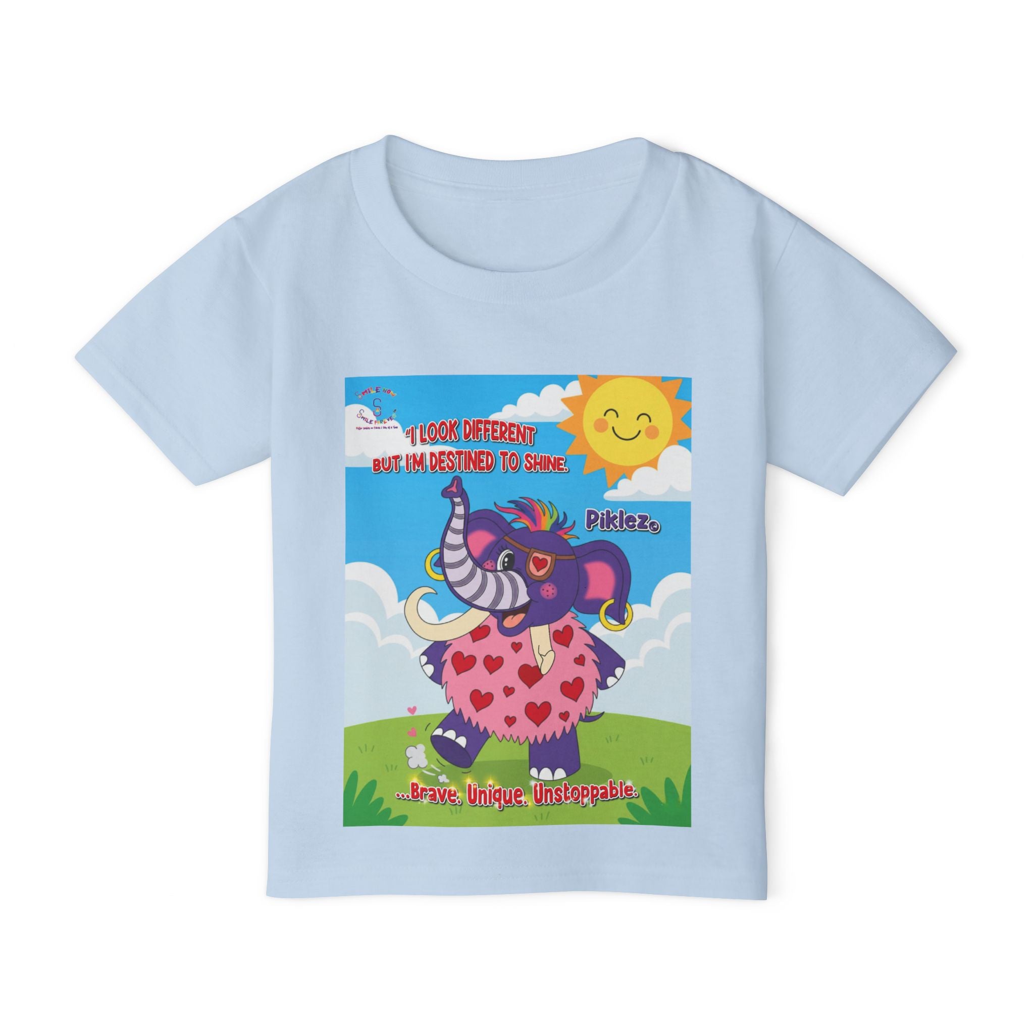 Piklez™ Toddler T-Shirt – “Destined to Shine” Kids Graphic Tee | Smile Universe Collection