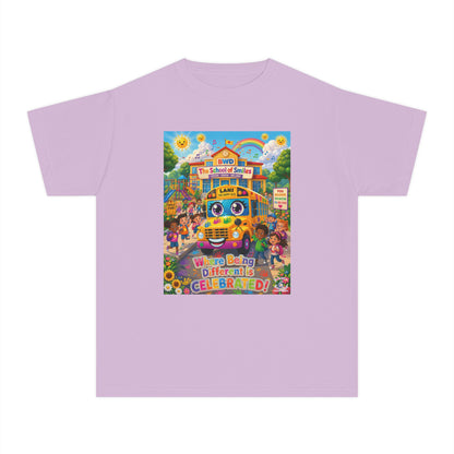 Lani™ Youth Midweight Tee – "Where Being Different is CELEBRATED!" Graphic Shirt