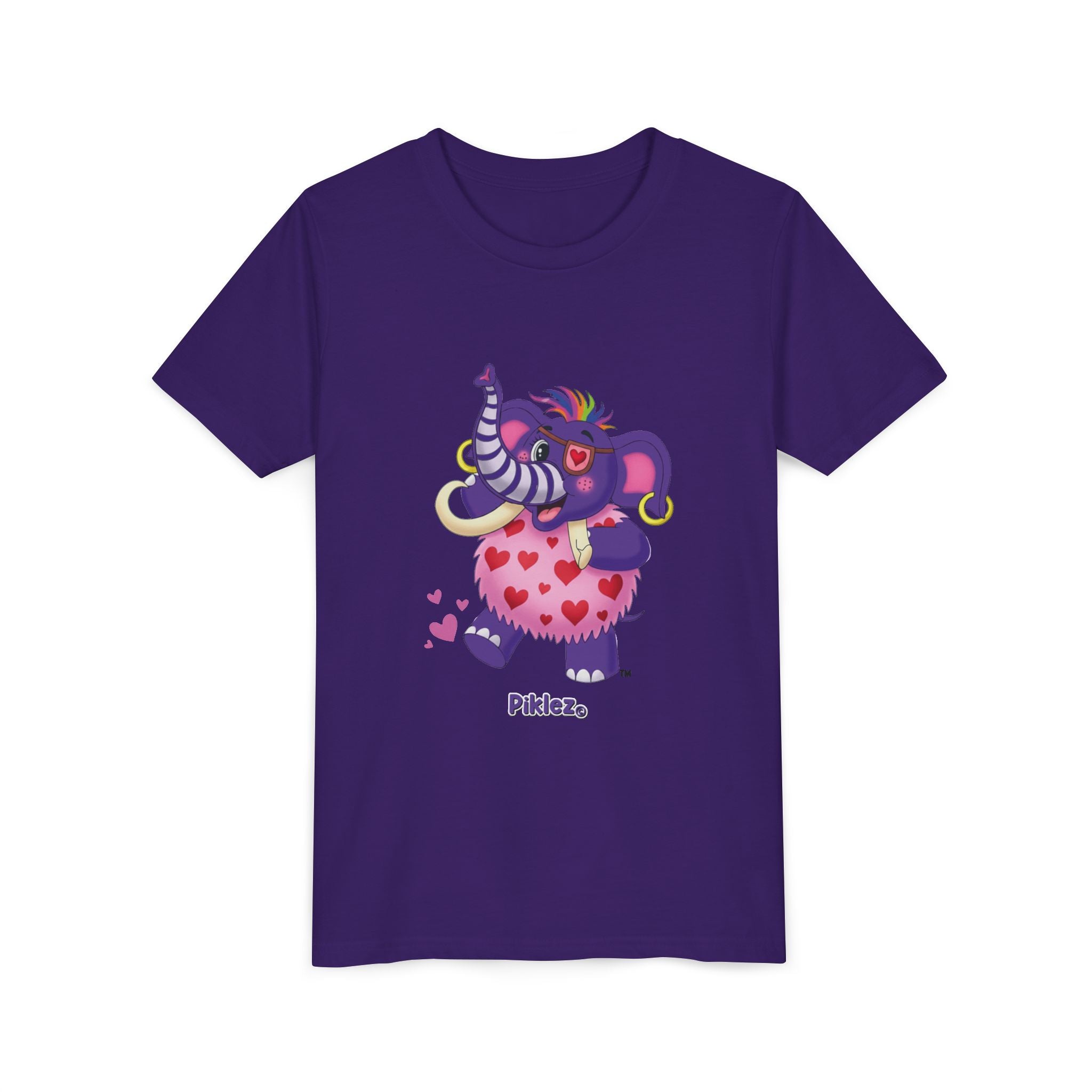 Piklez™ Youth Short Sleeve Tee – "Full of Love!" Graphic Shirt | Smile Universe Collection