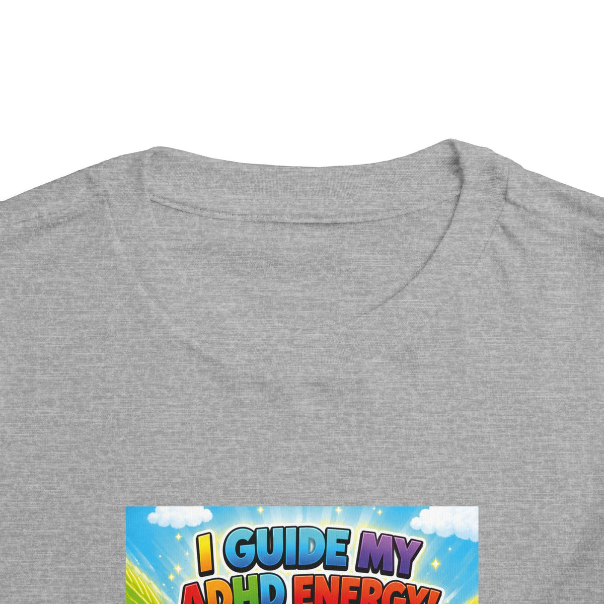 Potz™ Toddler Short Sleeve Tee – "I Guide My ADHD Energy!" Graphic Tee | Smile Universe Collection