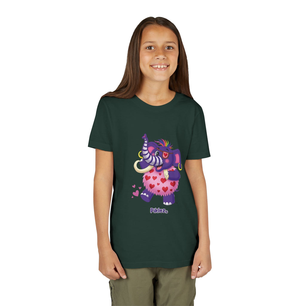 Piklez™ Youth Short Sleeve Tee – "Full of Love!" Graphic Shirt | Smile Universe Collection