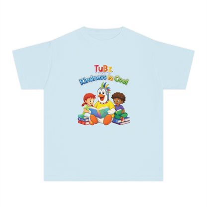 TuBz™ "Kindness Is Cool" Kids T-Shirt - Positive Message Graphic Tee | Smile Universe TuBz4Kidz