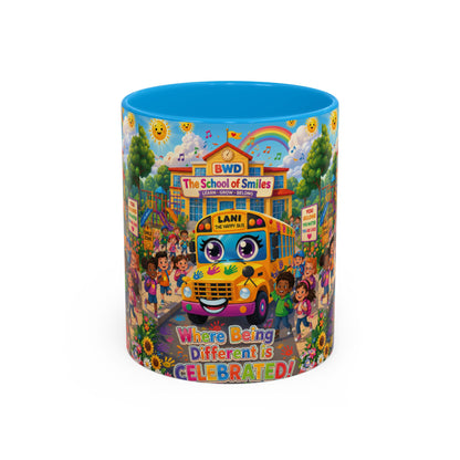 Lani™ Colorful Mug (11oz & 15oz) – "Where Being Different is CELEBRATED!" Graphic