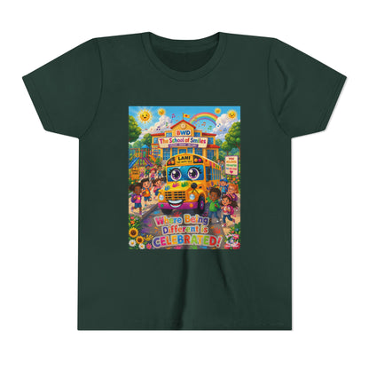 Lani™ Youth Short Sleeve Tee – "Where Being Different is CELEBRATED!" Graphic Shirt