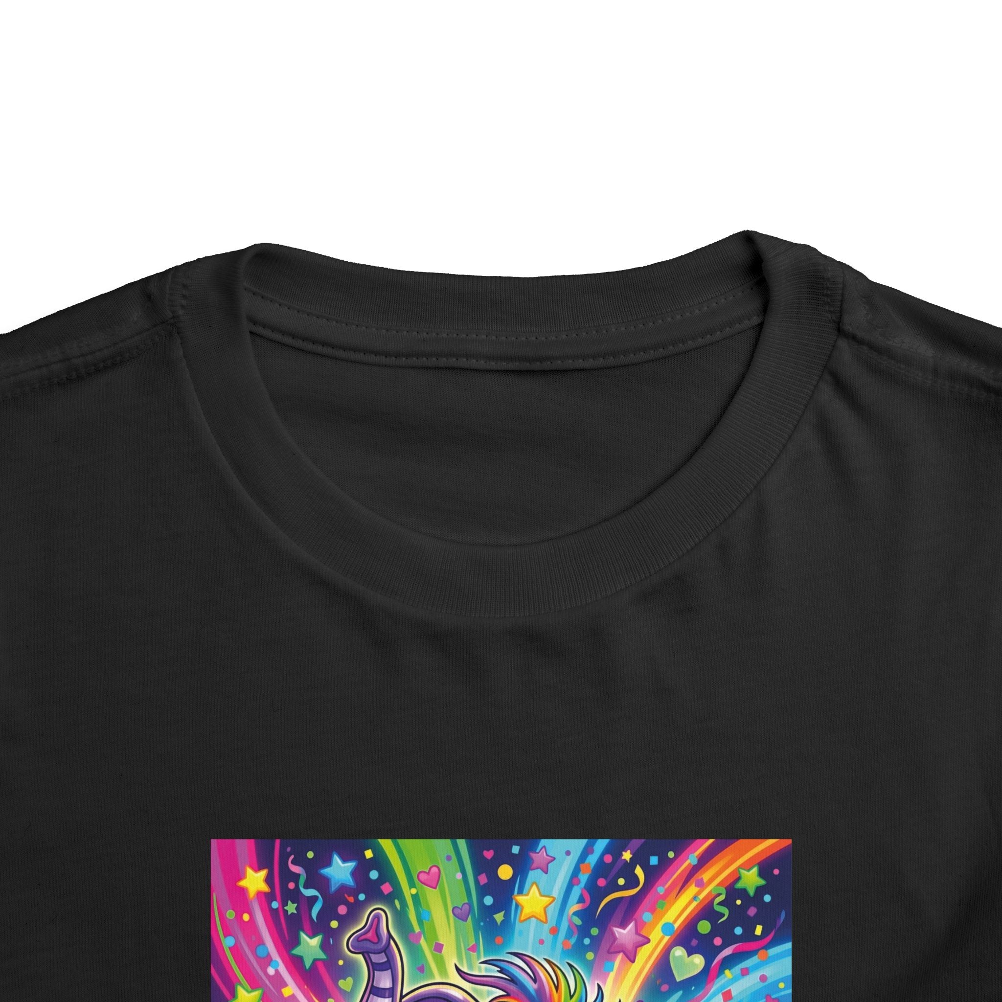 Piklez™ Toddler Short Sleeve Tee – "Born to Celebrate!" Graphic Shirt | Smile Universe Collection